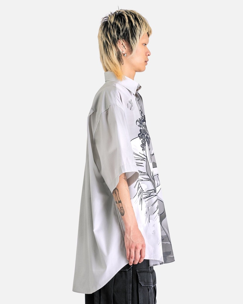 Vetements Anime Short-Sleeved Shirt - Black/White | Garmentory