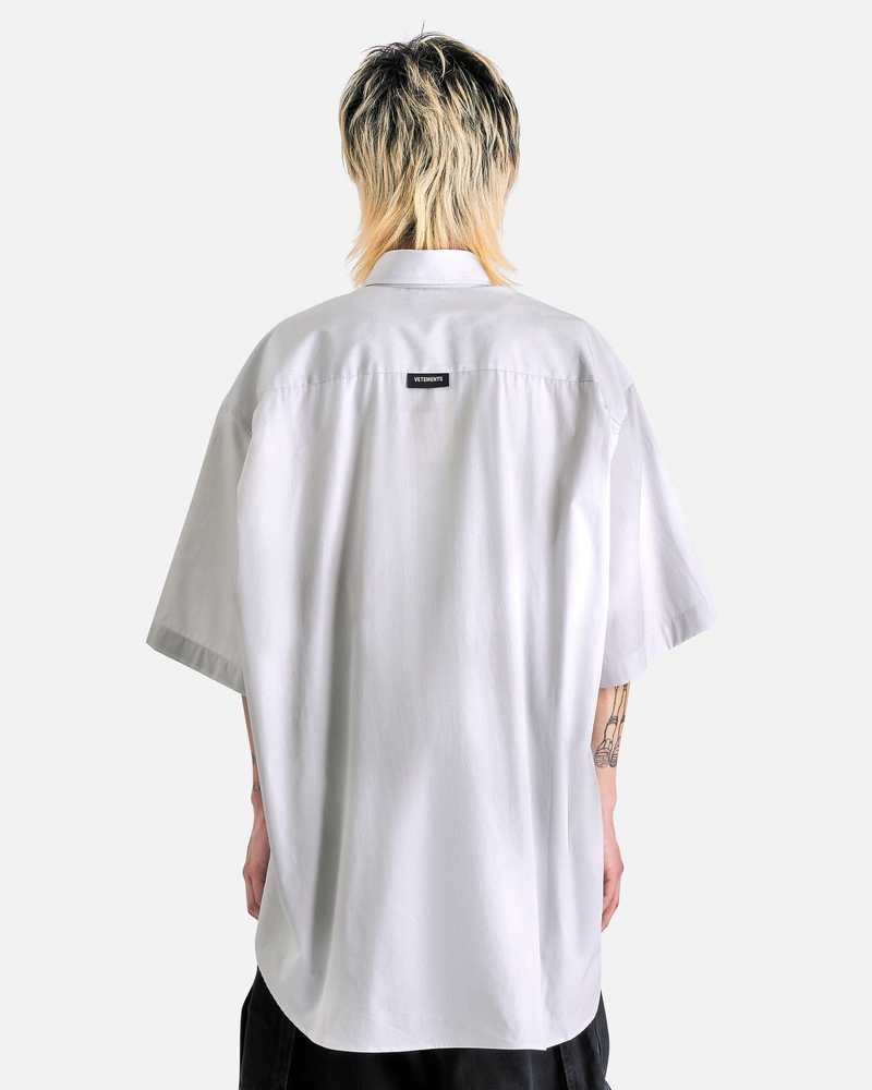 Vetements Anime Short-Sleeved Shirt - Black/White | Garmentory