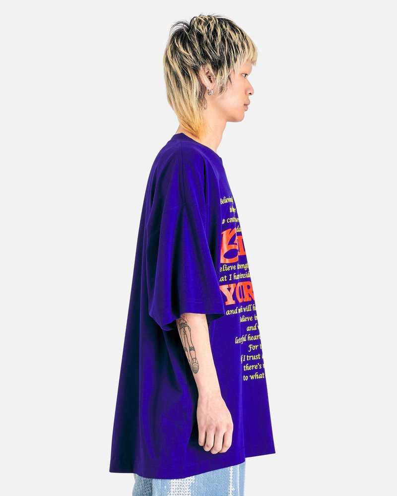 【VETEMENTS】BELIEVE IN YOURSELF T-SHIRT Tシャツ Believe In Yourself T-Shirt in Royal Blue – SVRN