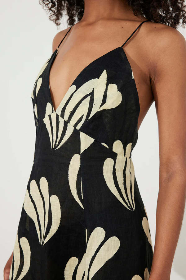slim fit dress slacks Black/Gold Ombré Lurex Bustier Gown with Train