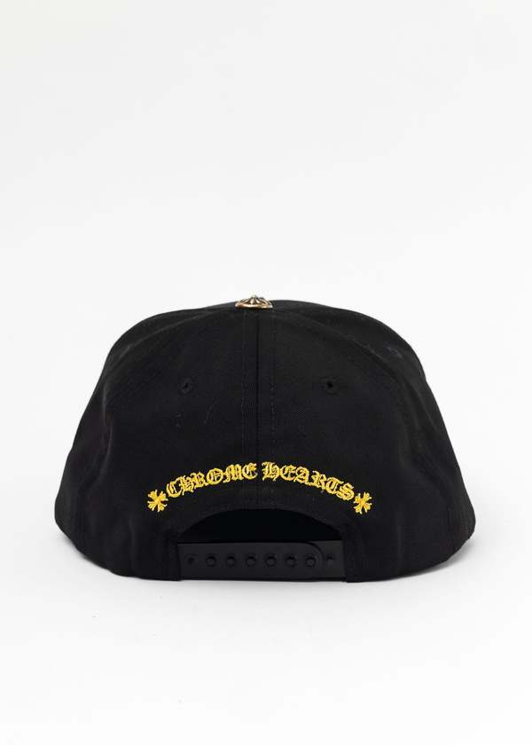 Chrome Hearts Black Gold Hat - Black/Gold | Garmentory