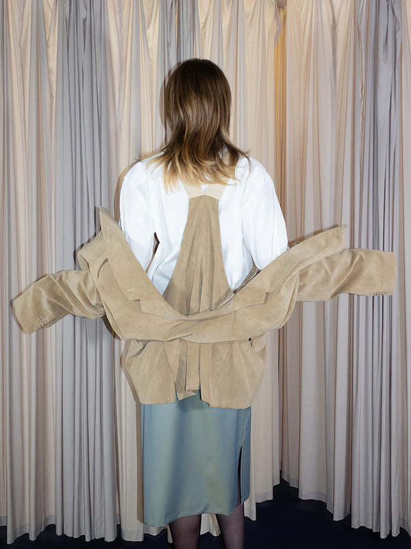 Bless/Stand Up Comedy Demimoore Deux Pieces, Tan Cord | Garmentory