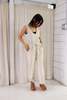Exclusivités Eve Gravel OWL MOON Jumpsuit - Beige/Rose/Rubis - Thumbnail 1