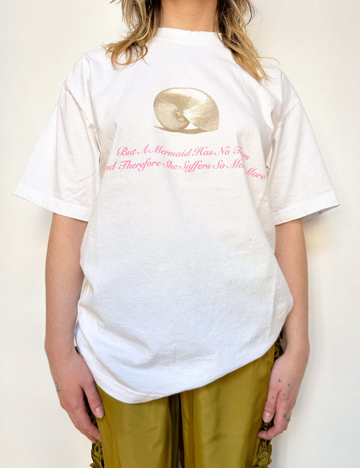 Sandy Liang Scallop Tee - White | Garmentory