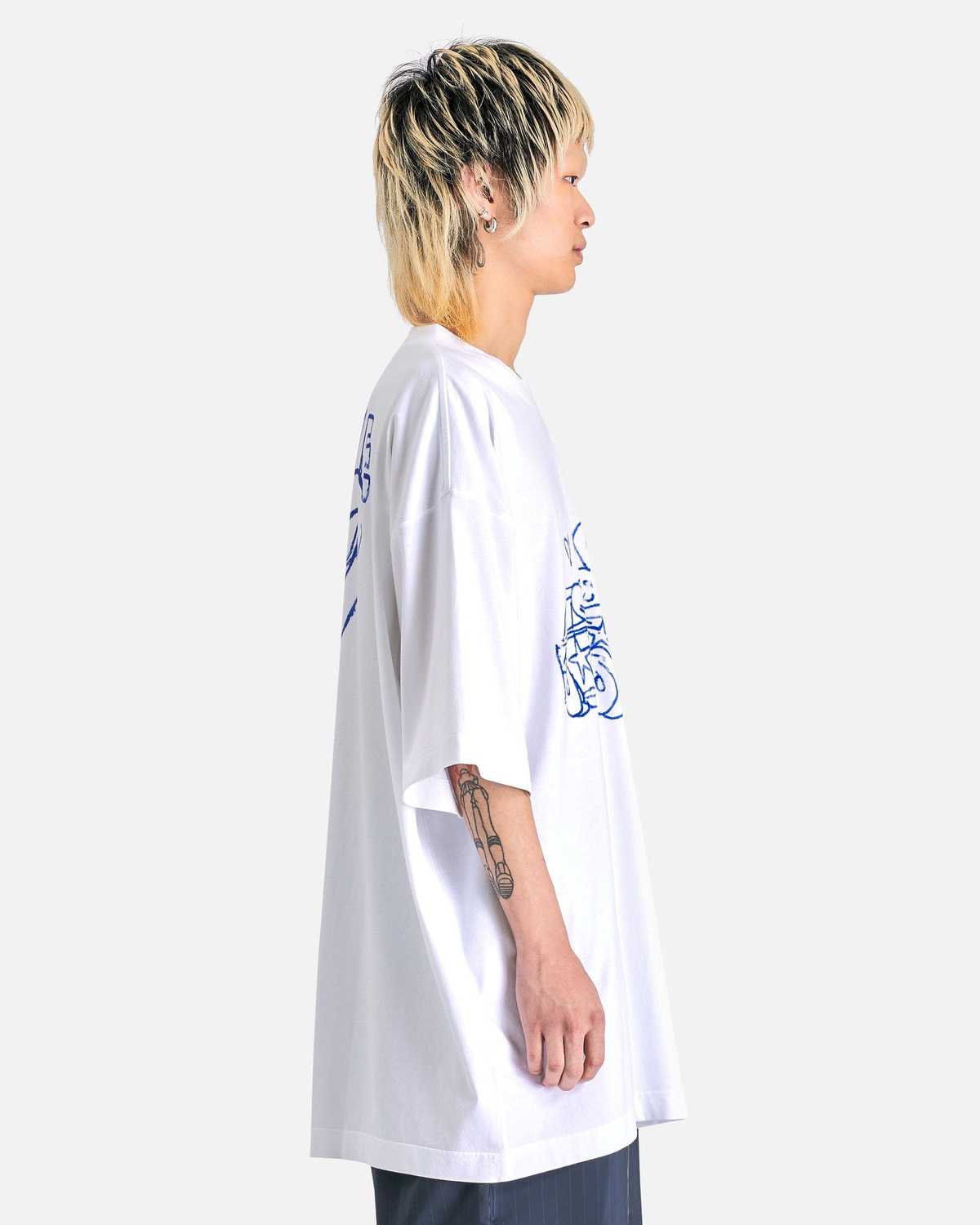 Vetements Scribbled Car/Heart T-Shirt - White | Garmentory
