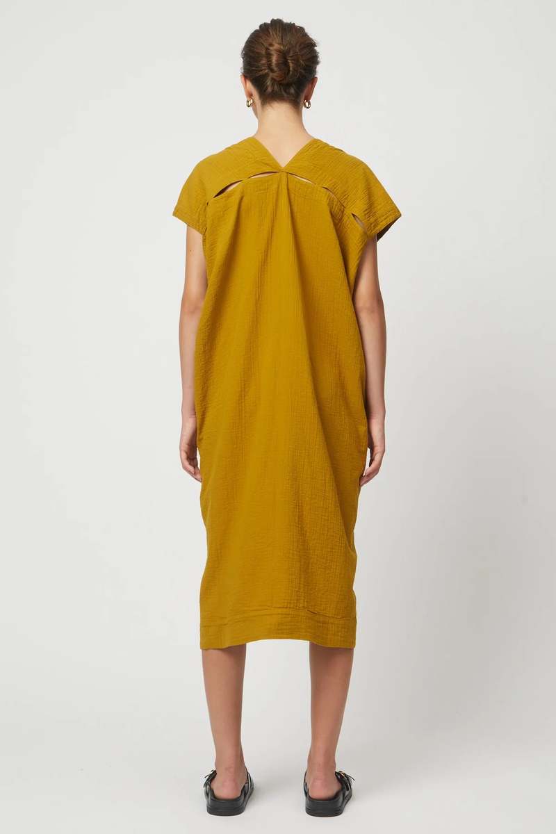 Atelier Delphine Crescent Long Dress - Lavender Fog