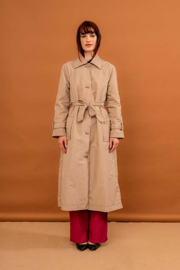 Penny Sage Sunshower Trench - Cappuccino