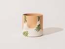 Group Partner 5" Leaves Pot - Light - Thumbnail 1