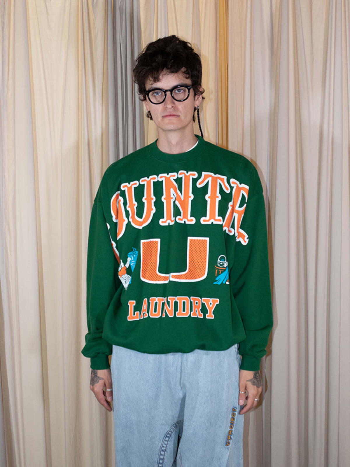 Kapital Big Country Sweater - Green | Garmentory