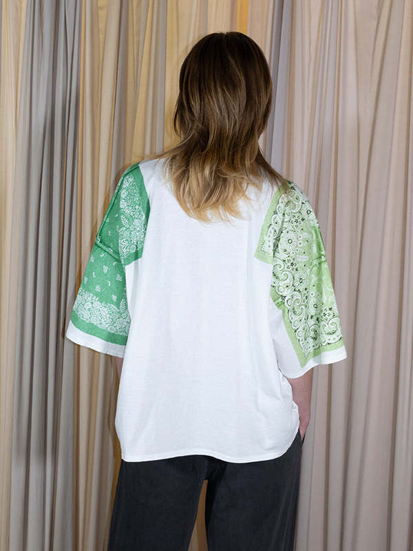 Kapital Jersey Bandana Huge T - Light Green | Garmentory
