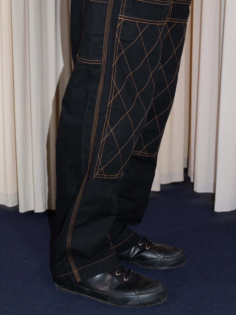 Kapital Light Canvas Lumber Pants - Black Kapital Light Canvas Lumber Pants - Black