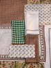 Caramel NAPKIN SET - BROWN CHECK - Thumbnail 2