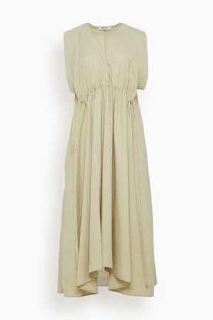 chinese dress ladies Linen Maxi Shirt Dress