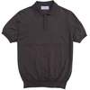 Fresh Weller Extra Fine Cotton Knitted Polo - Brown - Thumbnail 1