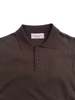 Fresh Weller Extra Fine Cotton Knitted Polo - Brown - Thumbnail 2