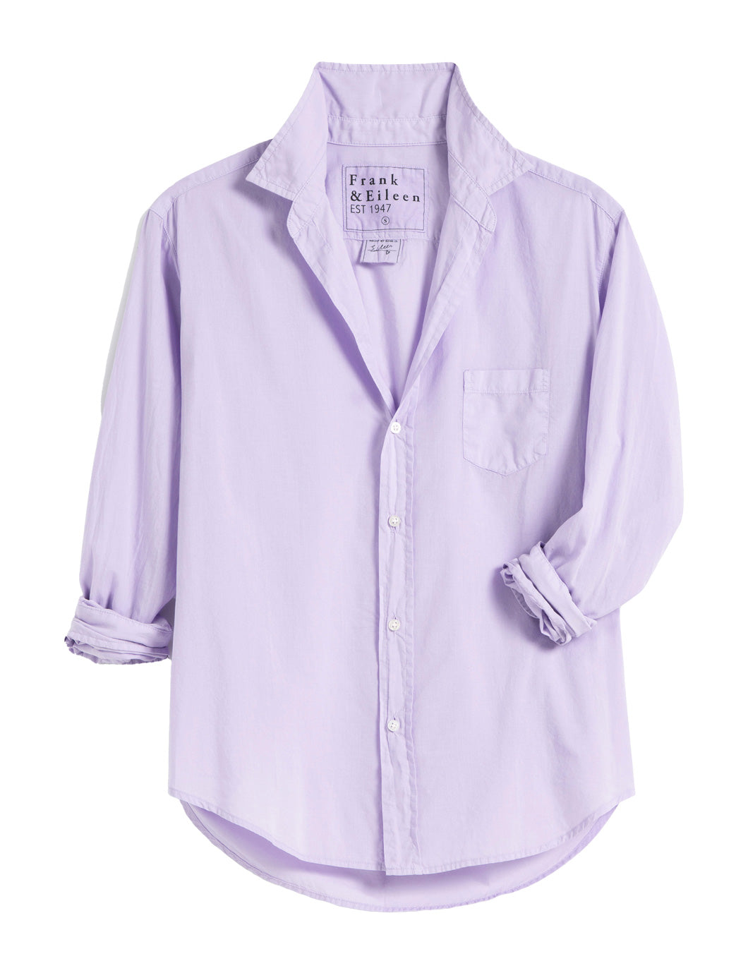 Frank & Eileen Eileen Button Up - Lilac | Garmentory