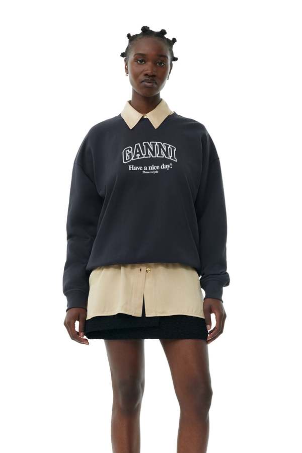 Ganni Isoli Ganni Oversized Sweatshirt | Garmentory