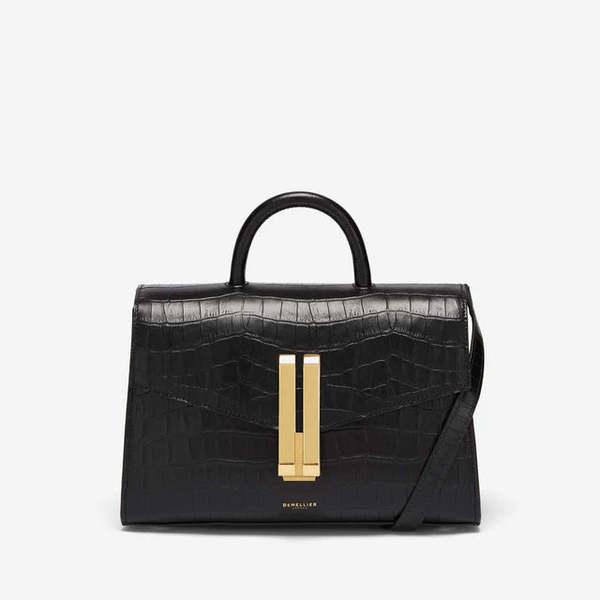 DeMellier The Midi Montreal Bag - Black Croc-Effect | Garmentory