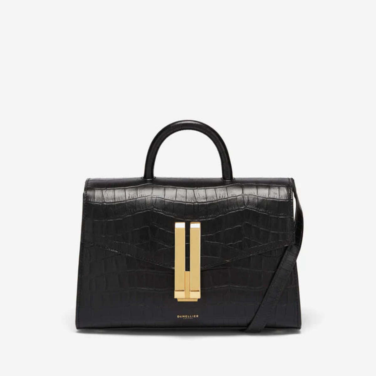 DeMellier The Midi Montreal Bag - Black Croc-Effect | Garmentory