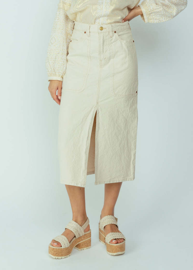 B Sides Hill Skirt - Mere White