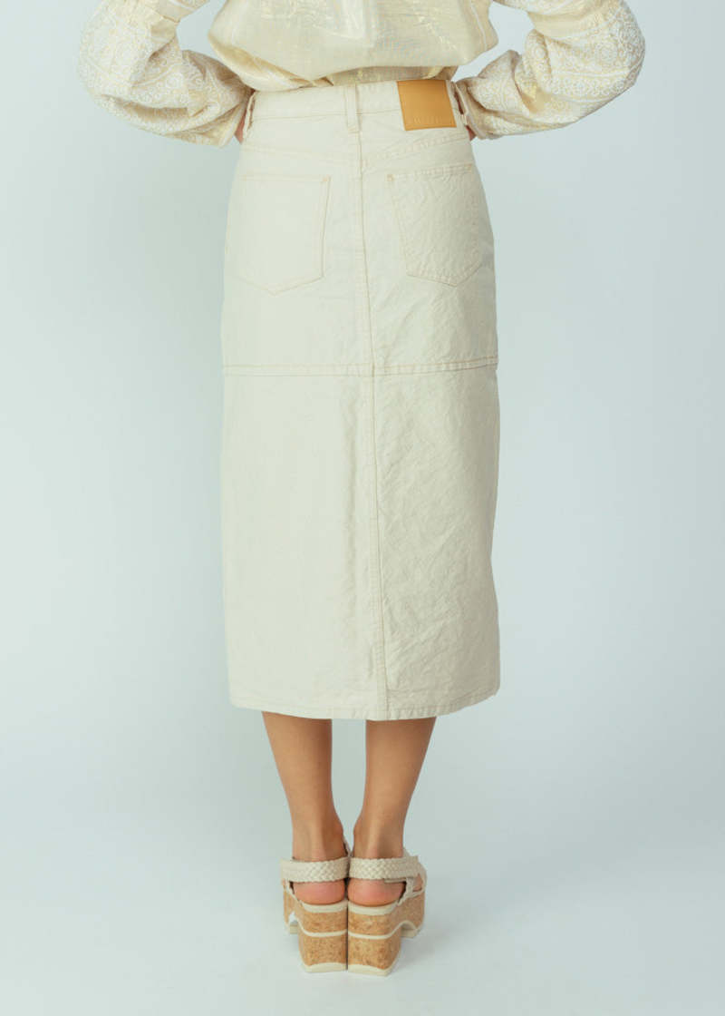 B Sides Hill Skirt - Mere White