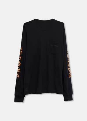 Chrome Hearts Dagger LS - Black/Red Yellow Stripe | Garmentory