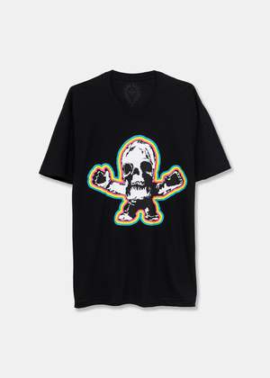 CHROME HEARTS　スカル　Foti　Tシャツ ブラック　レディースM 希少 クロムハーツ Tシャツ スカル 希少 CHROME HEARTS スカルプリント