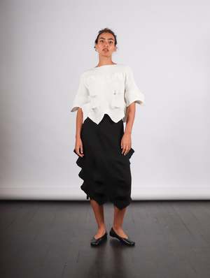 Issey Miyake Linkage Skirt - Black | Garmentory