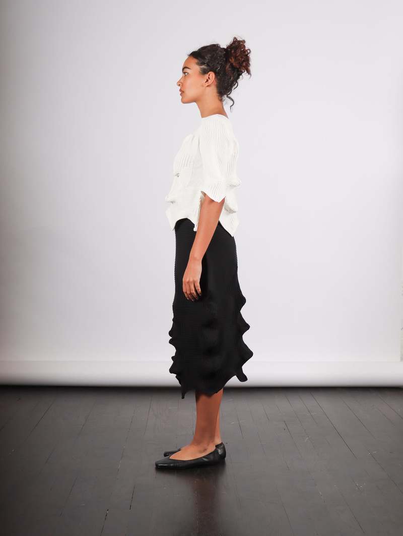 スカート ISSEY MIYAKE 'Linkage' skirt Issey Miyake Linkage Skirt - Black | Garmentory