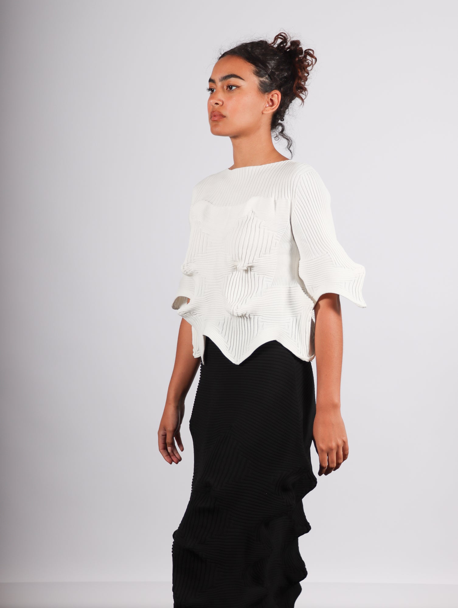 Linkage Knit Top — Off White – La Garçonne