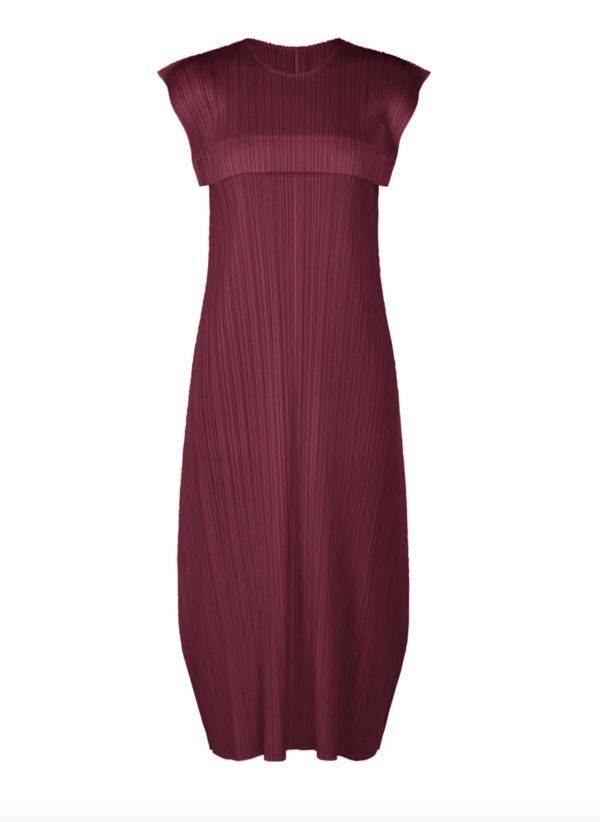新品★PLEATS PLEASE★プリプリMONTHLY: MAY★dress Pleats Please Issey Miyake Monthly Colors May Dress - Raspberry