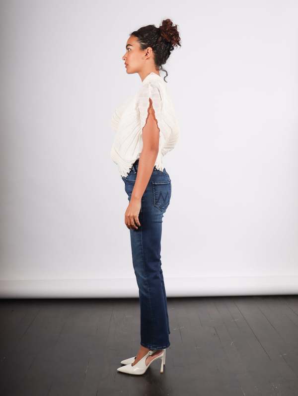 Issey Miyake Sheer Moving Knit Top - Off White | Garmentory