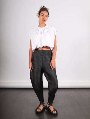 Pleats Please by Issey Miyake Thicker Bounce Pants - Black