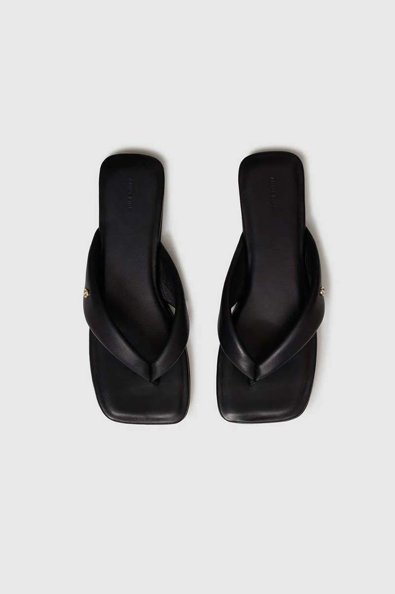 サンダル・ミュール ANINE BING Women Sandals A1410790BLK1 BLACK Black Hilda Heeled Sandals by ANINE BING on Sale