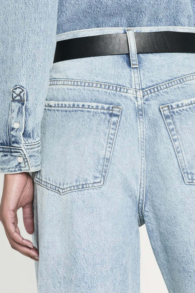 FRAME Denim Le Low Baggy Wide Leg Fizz Indigo Garmentory