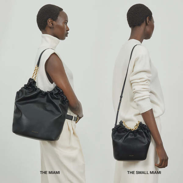 DeMellier The Small Miami Smooth Leather bag - Off White