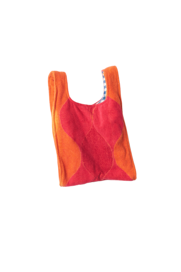 Aquarius Cocktail Toto Terry Tote - Hot Tamale