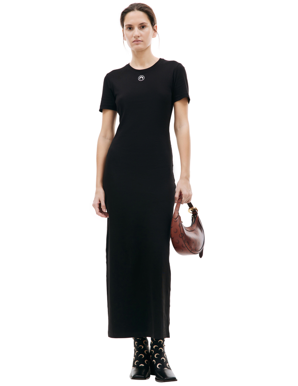 chinese dress ladies Maxi Logo Dress in Black main image 0