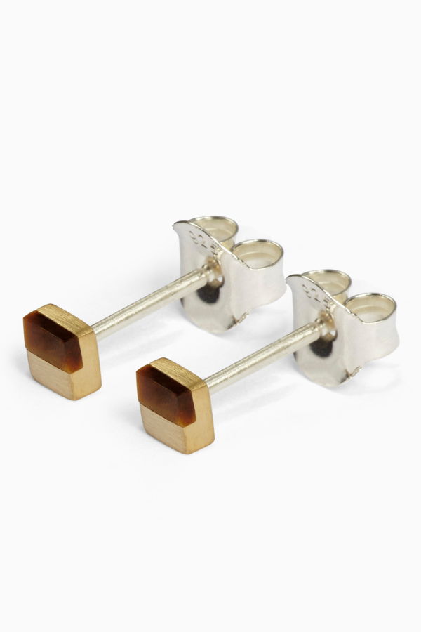 MING YU WANG Square Earrings