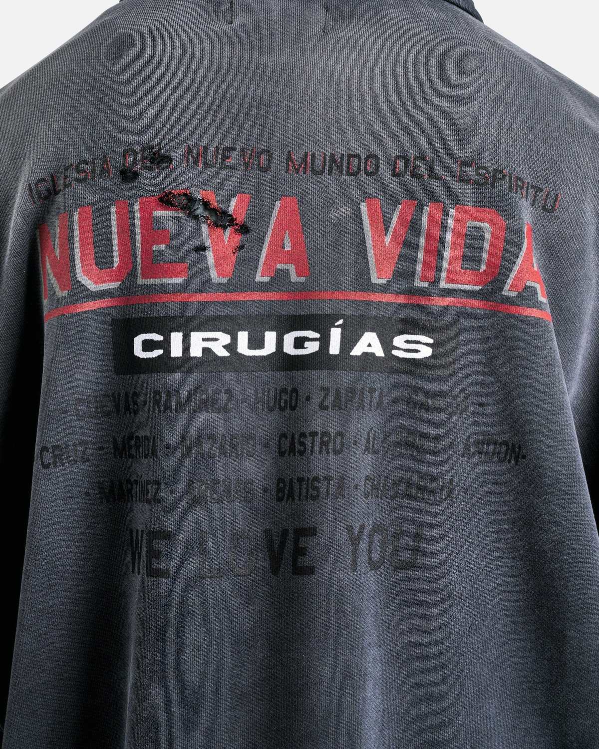 Willy Chavarria Fresno Hoodie - Black | Garmentory