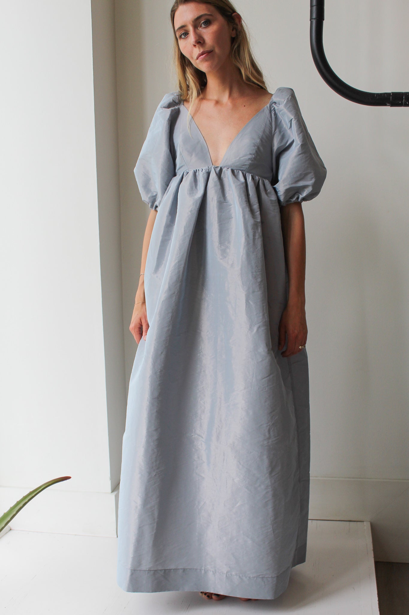 【関税&送料込】Ganni Taffeta Dress Taffeta Dress in Black – SVRN