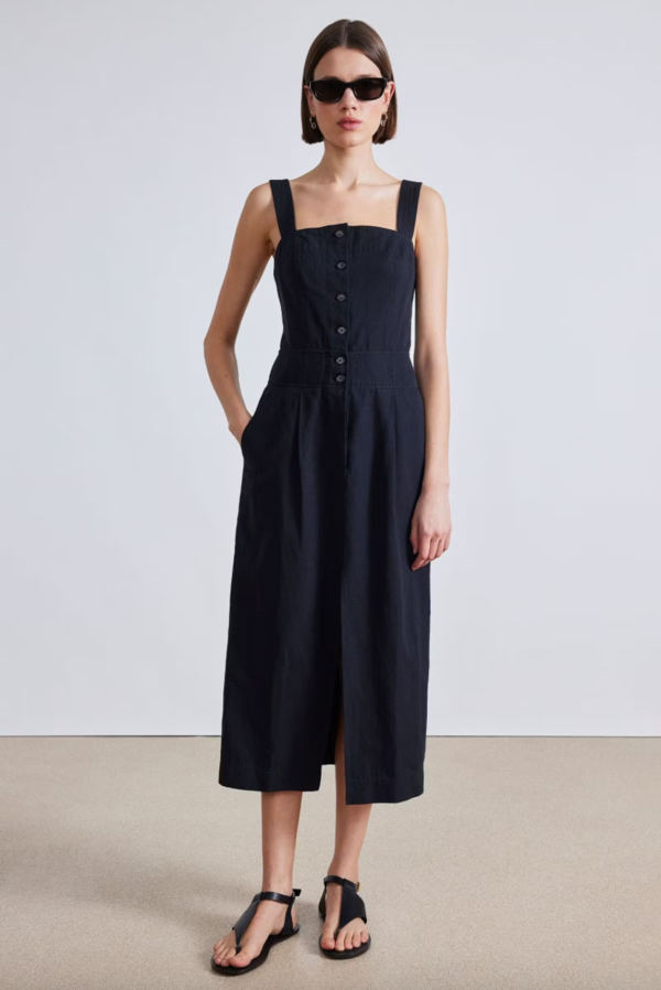 Apiece Apart Berel Tank Dress - Black | Garmentory