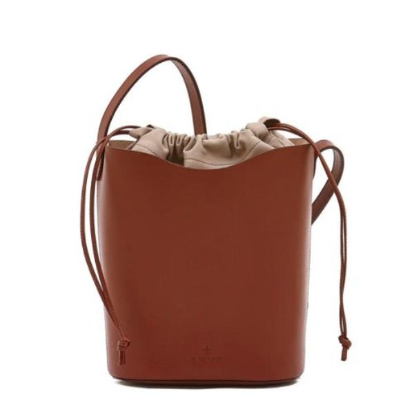 Il Bisonte Roseto Bucket Bag - Red Ruggie