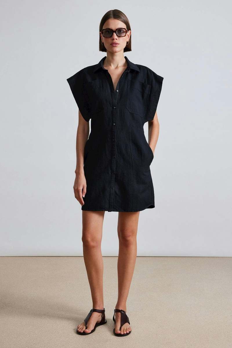 Apiece Apart Rhodora Dress - Black Apiece Apart Rhodora Dress - Black