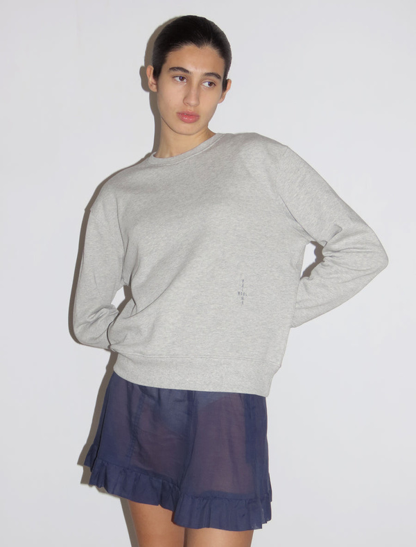 Paloma Wool Basic Organic Cotton Sweatshirt - Grey | Garmentory