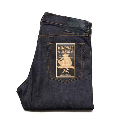 Momotaro Jeans High Tapered Selvedge Denim - Indigo | Garmentory