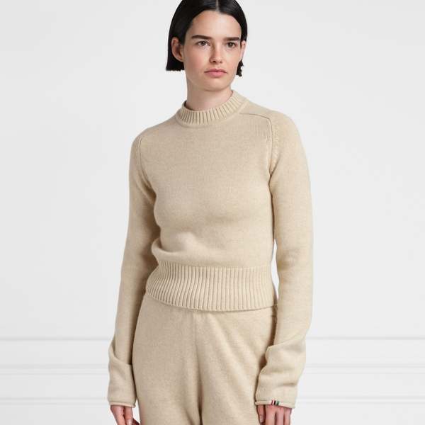 Extreme Cashmere Cherie Cashmere Sweater - Latte