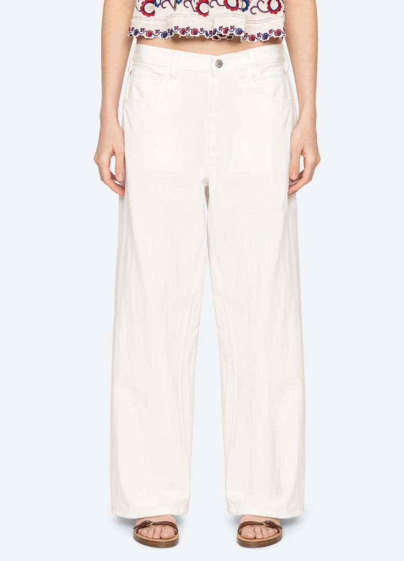 Sea NY Elena Denim Baggy Pant | Garmentory
