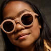 Kids Cream Eyewear 01 Sunglasses - Apricot - Thumbnail 4