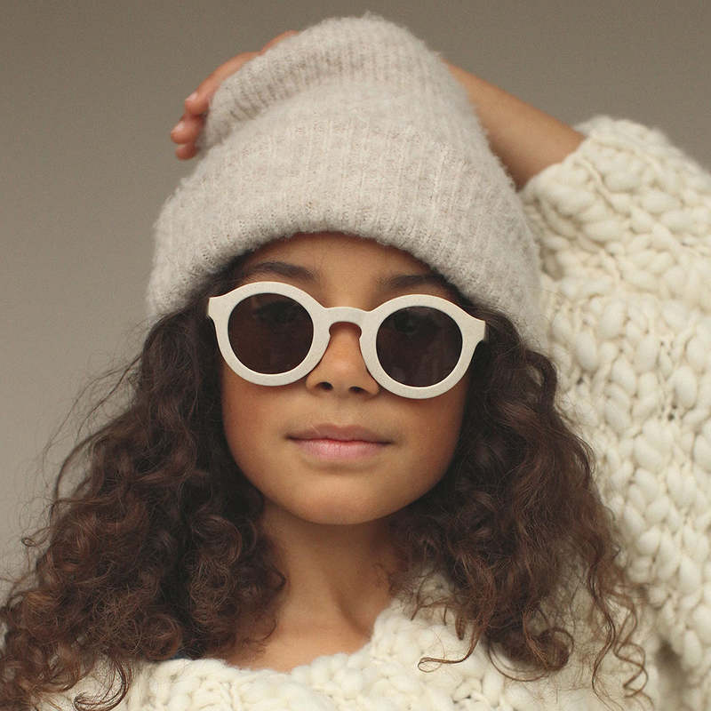 Kids Cream Eyewear 01 Sunglasses - Vanilla